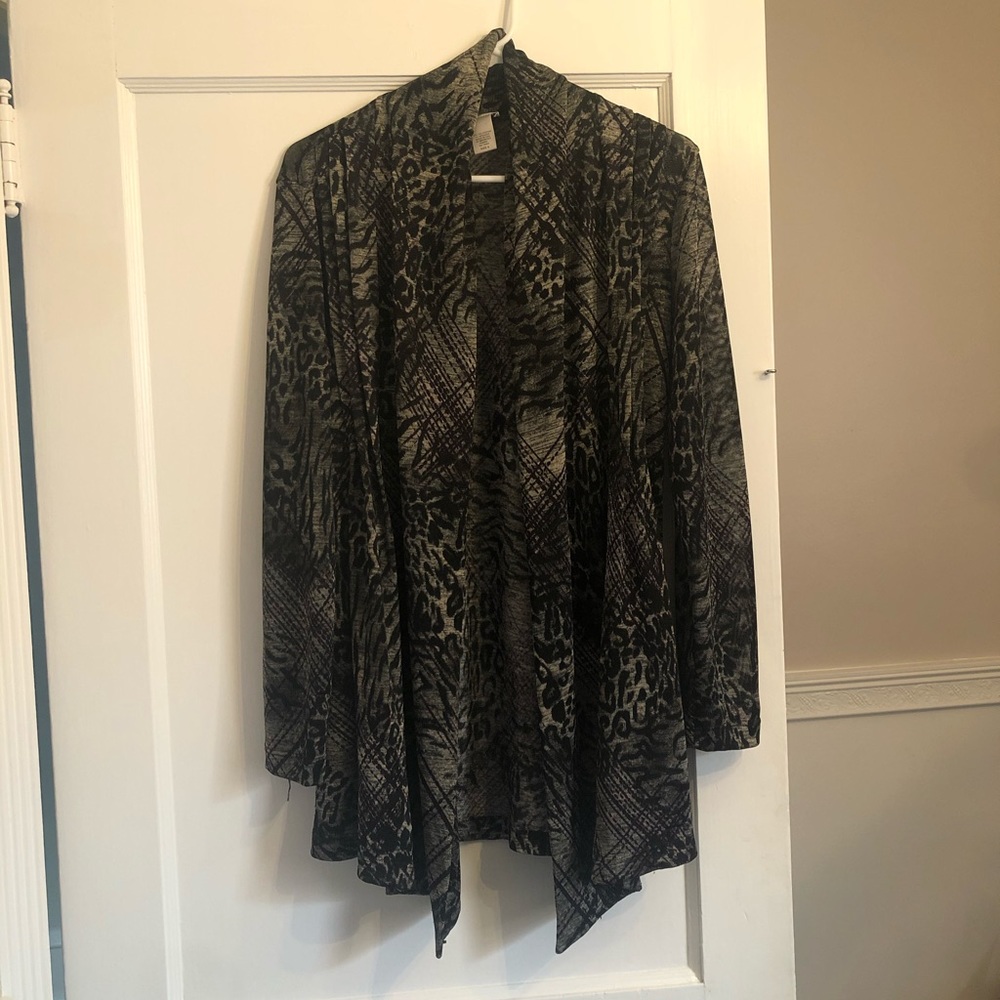 Chico’s Animal Print Cardigan
